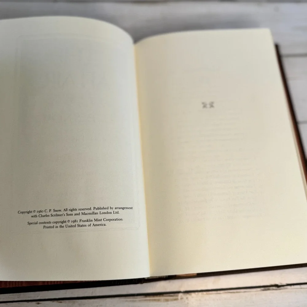 The Affair C.P. Snow SIGNED Limited Edition 1981 Franklin Library Book Hardcover